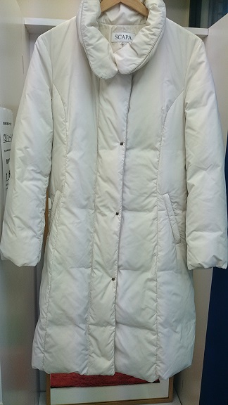 ダウンコートの身幅つめ（ウエストを絞る）after