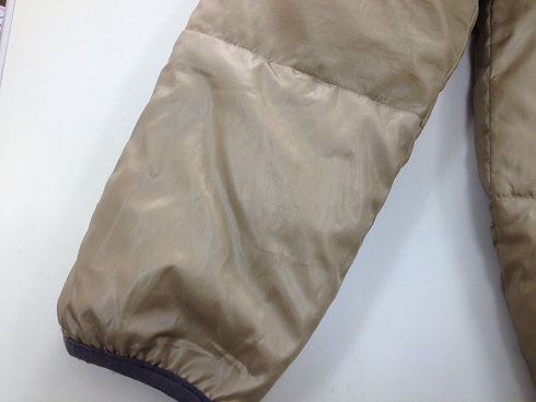 ダウンの破れ修理（修理跡が目立たない事例）after