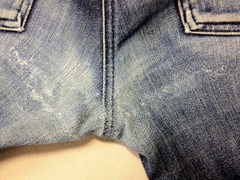 デニムの穴補修after